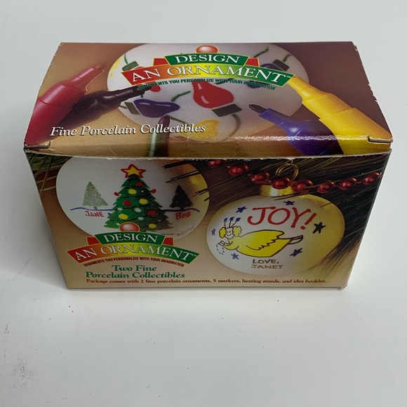 Design An Ornament | Fine Porcelain Collectibles | Two Fine Ornaments & Booklet - Picture 1 of 7